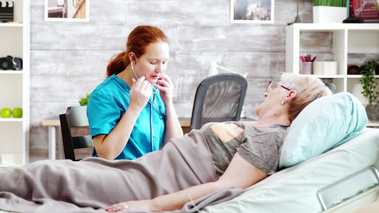 A caregiver resting peacefully after starting respite care