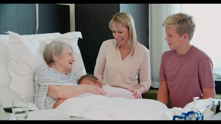 A family caregiver taking a moment for themselves